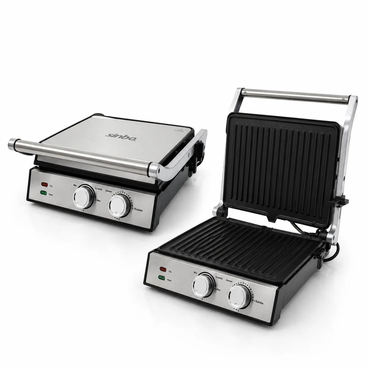 Sinbo Izgara ve Tost Makinesi - Yapışmaz Yüzey - 4 Dilim Kapasiteli