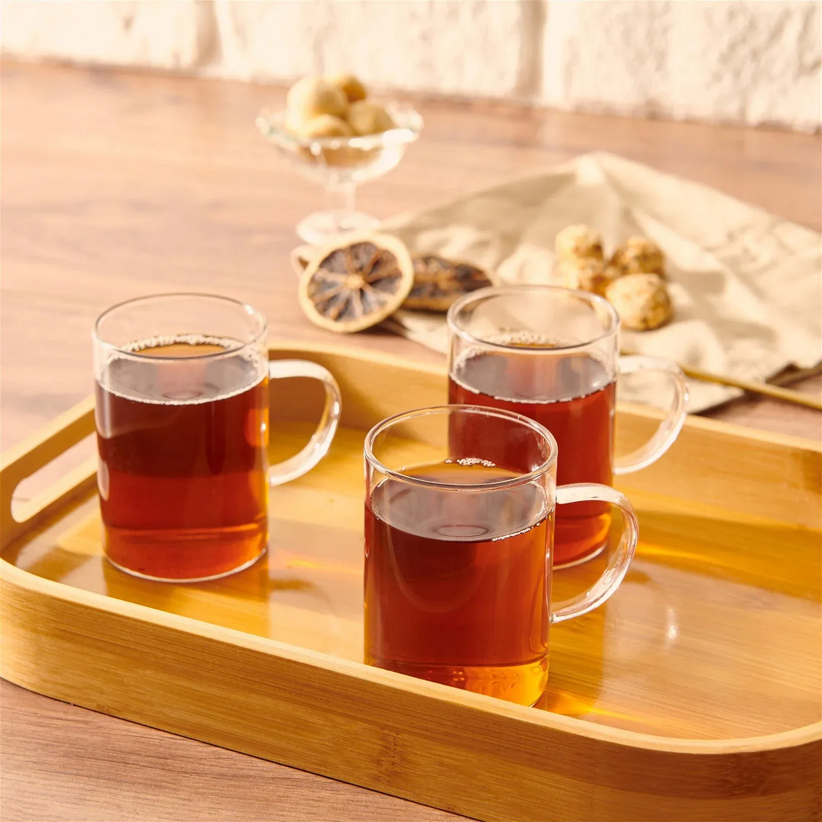6'lı Cam Kupa 200 ml