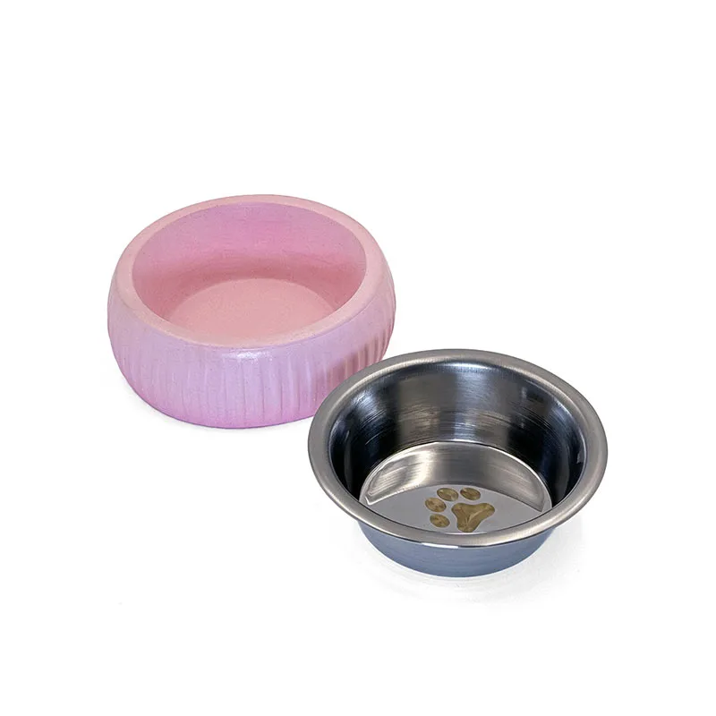 Organik Seramik Mama Kabı Pembe