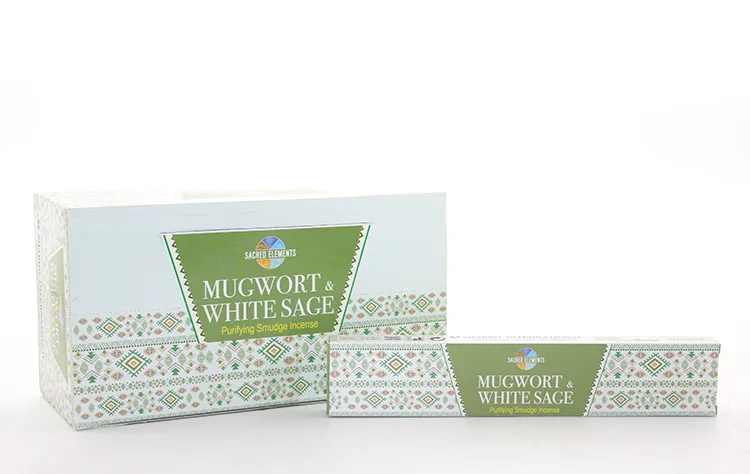Hem Sacred Elements Mugwort &amp; White Sage Masala Aromalı Çubuk Tütsü