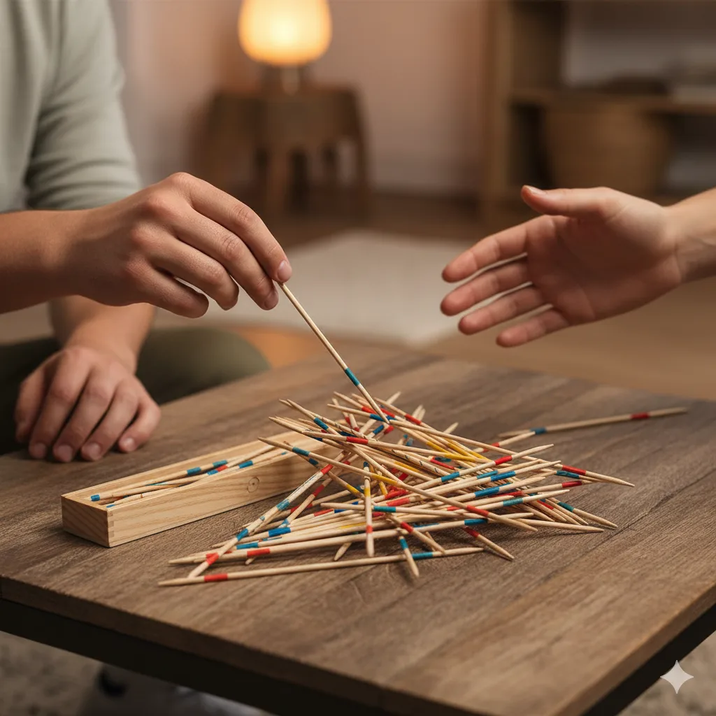 Wood Mikado Game