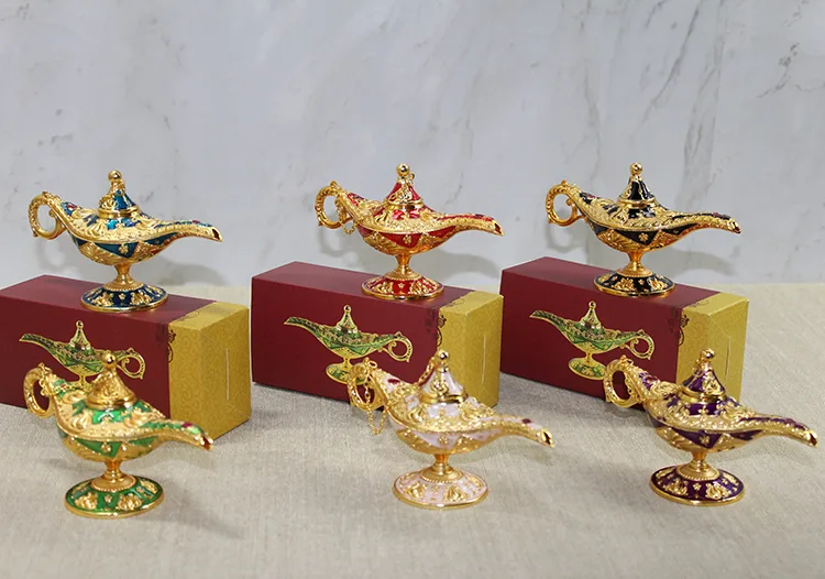 Mineli Metal Alaaddin Lambası 4