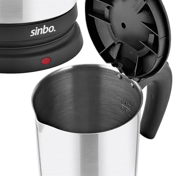 Sinbo Araç İçi Kettle Paslanmaz Çelik