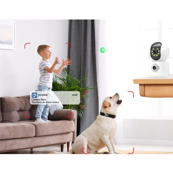 Çift Lensli İç Mekan Wi-Fi Kamera