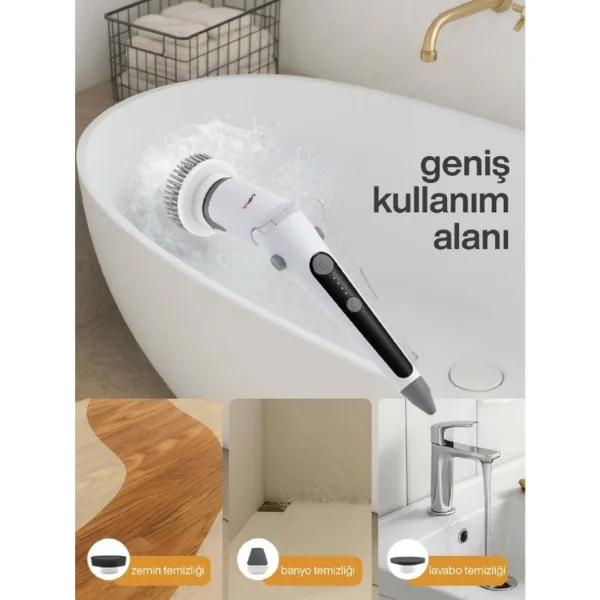 Portatif Şarjlı Temizleme Fırçası