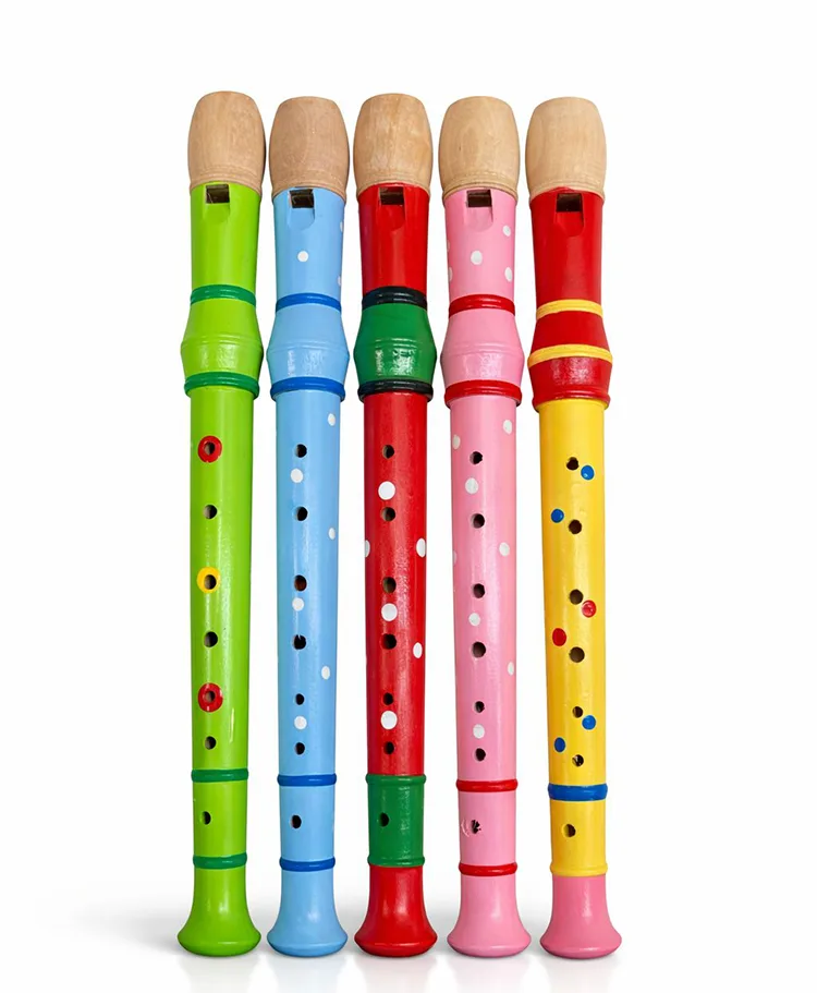 Wood Color Flute Large