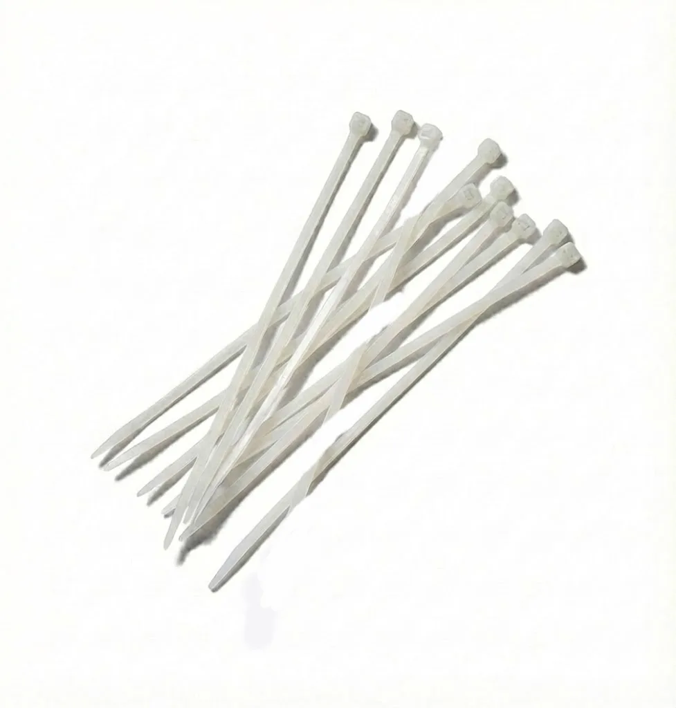 Kablo Bağı Kelepçe Cırt 4,8x400mm 10'lu Beyaz