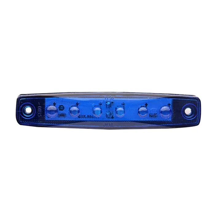 Mavi Parmak Led Dorse Lamba 6 Ledli 12-24V