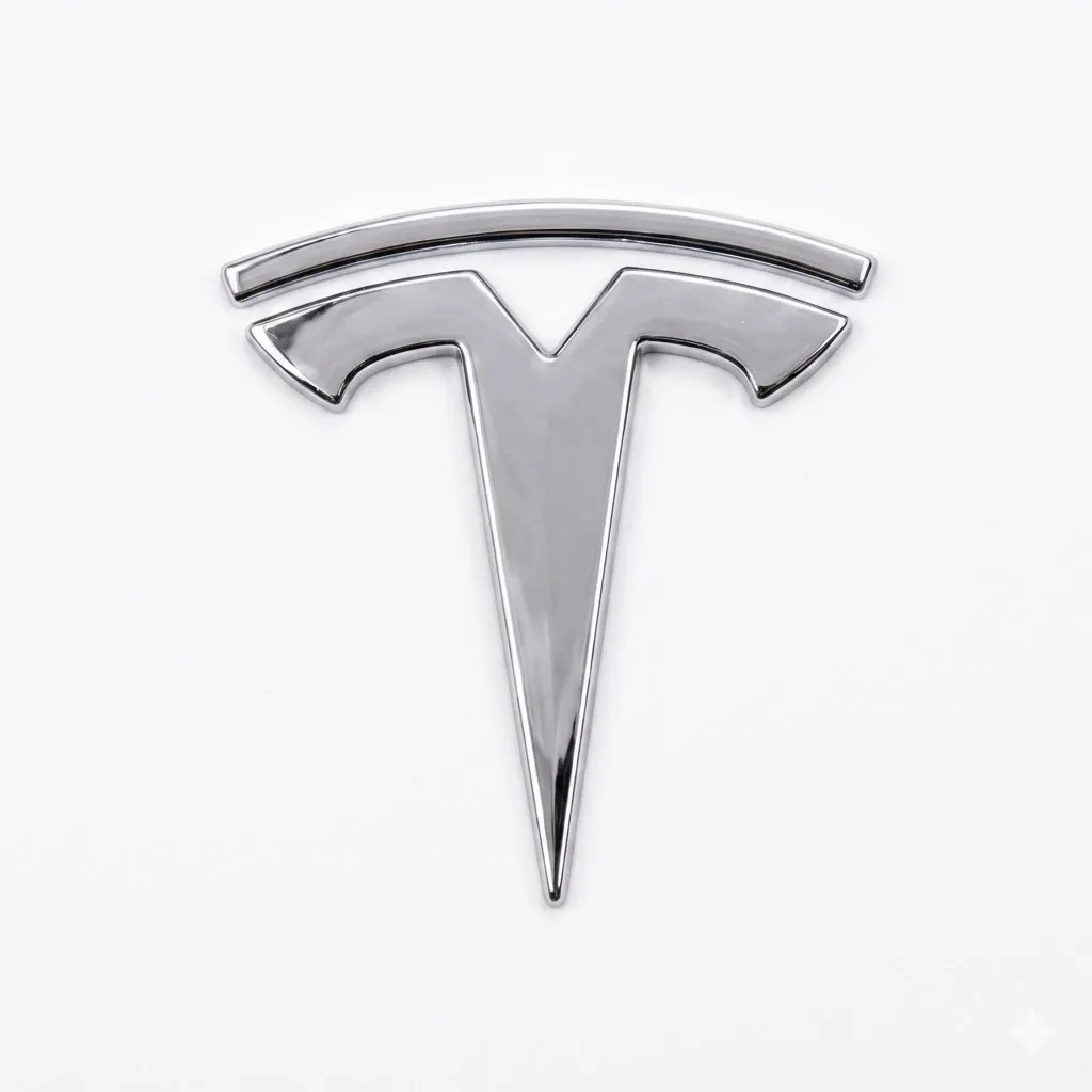Tesla Uyumlu Arma Amblemi Krom
