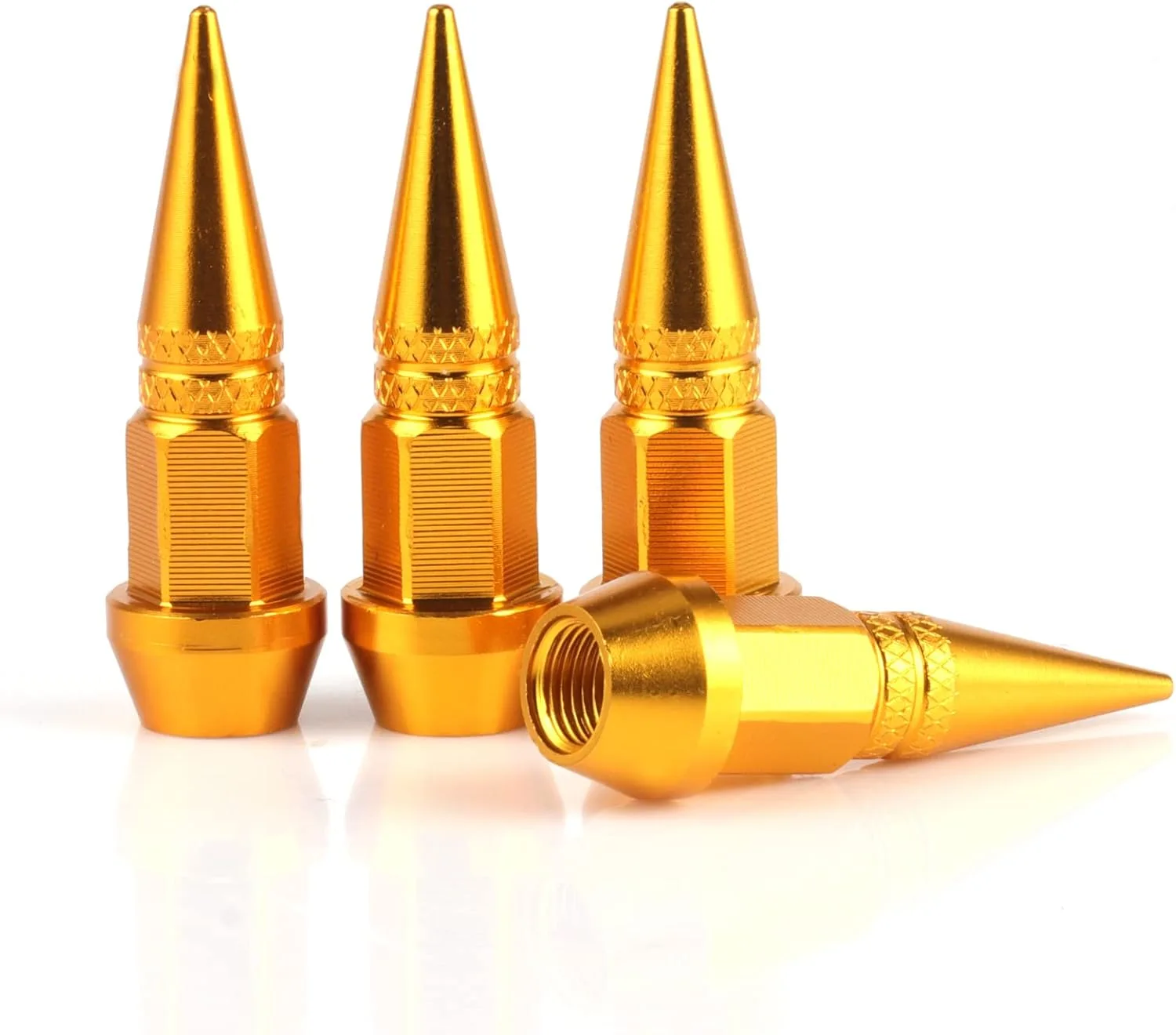Alüminyum Sivri Sibop Kapağı Gold 4'lü 45MM