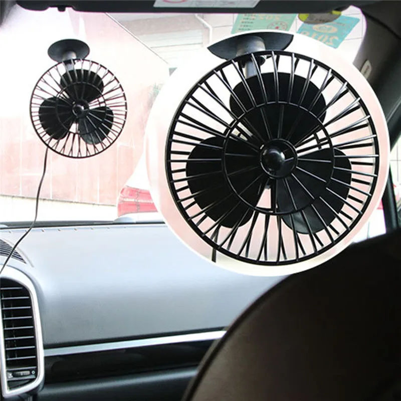 Vantuzlu Oto Vantilatör Fan Çakmaklık Giriş 12v 5 inç